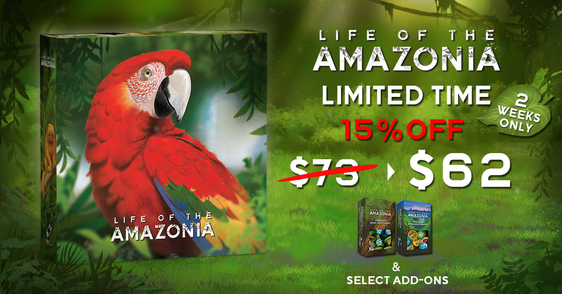 15% OFF Amazonia + New Wondrous Creatures Expansion!