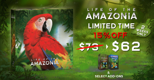 15% OFF Amazonia + New Wondrous Creatures Expansion!