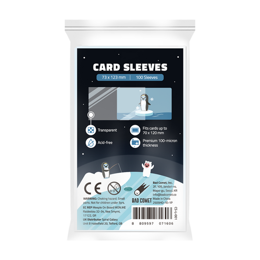 100 Large Card Sleeves