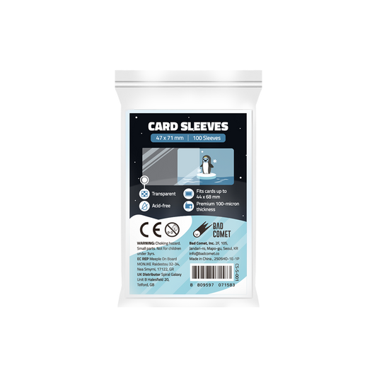 44 x 68 card sleeves Scythe Bundle - 3 Packs - - 57 x 59 You spend a lot on your card and board games CARD SLEEVES Bad Comet